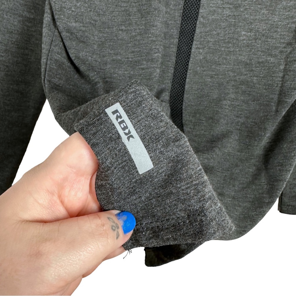 RBX Long Sleeve Vented Fishnet Mesh Jersey Knit Workout Athletic Base Layer Top - Picture 7 of 10